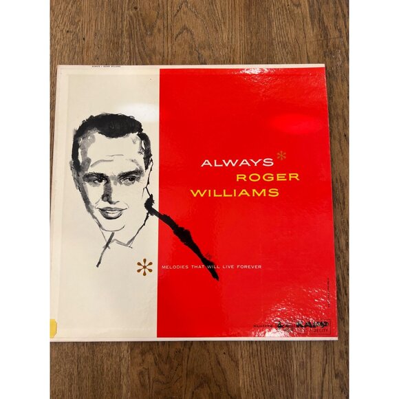 Always Roger Williams Vinyl Record Album 33 1/3 RPM KL-1172 1950s Piano Melodies - Picture 1 of 5